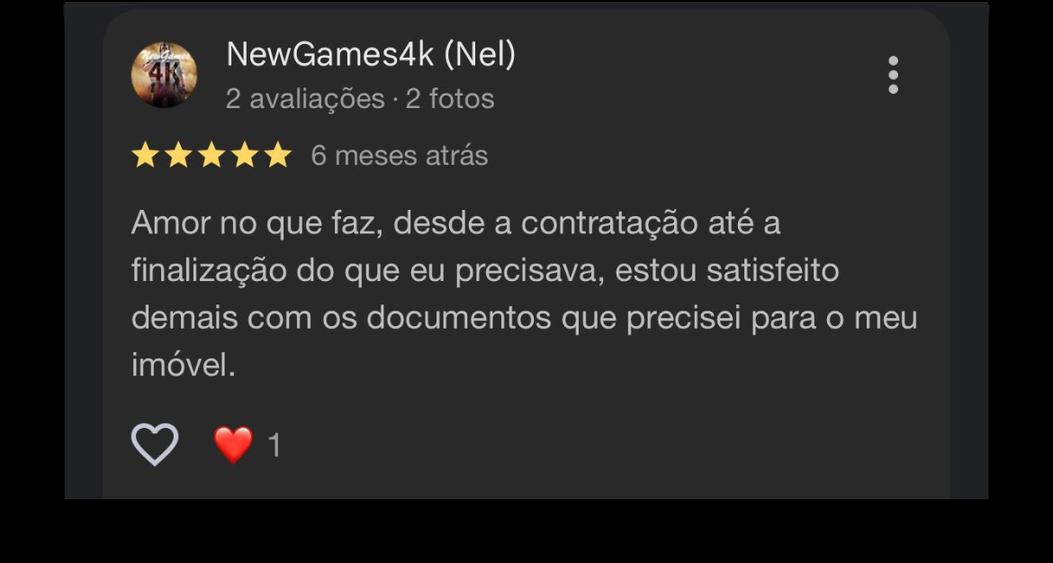 Depoimento de cliente